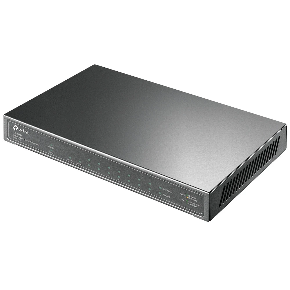 Коммутатор TP-Link TL-SG1210P 1000 Base-TX (1000 мбит/с), 1 SFP порт