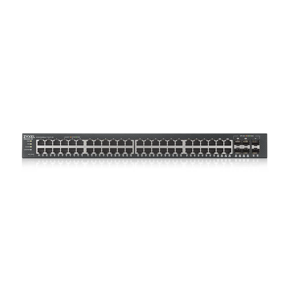 Коммутатор Zyxel GS2220-50-EU0101F 1000 Base-TX (1000 мбит/с), 4 SFP порта