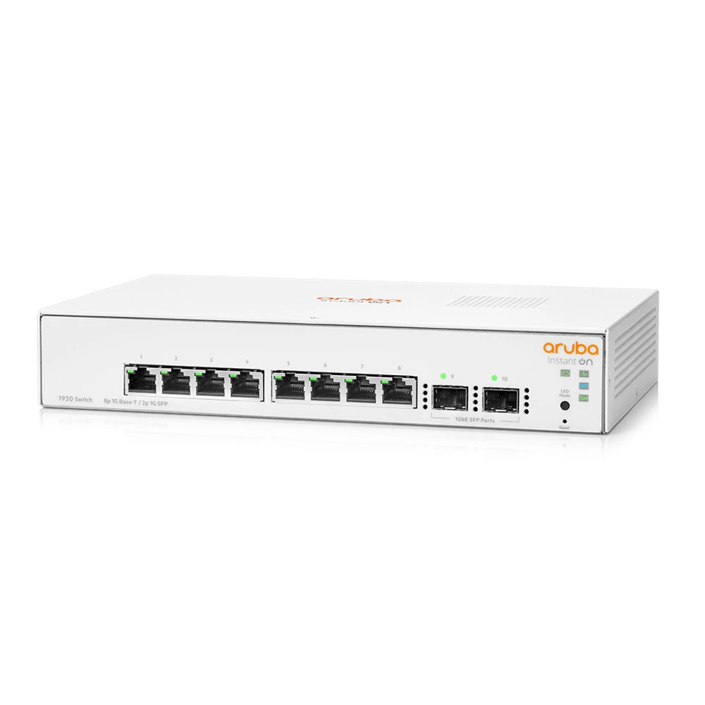 Коммутатор HPE Aruba Instant On 1930 8G JL680A 1000 Base-TX (1000 мбит/с), 2 SFP порта