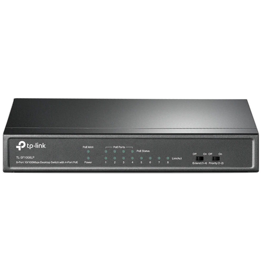 Коммутатор TP-Link TL-SF1008LP 100 Base-TX (100 мбит/с)