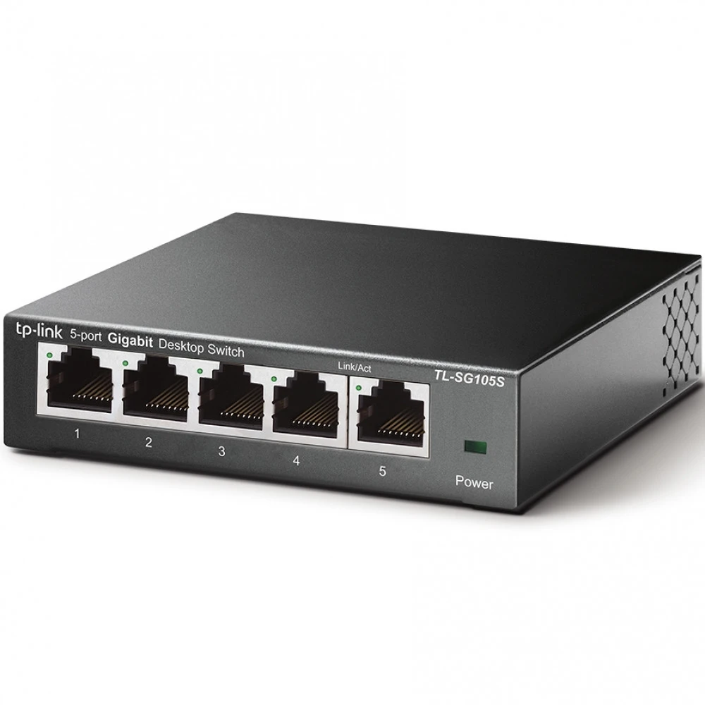 Коммутатор TP-Link TL-SG105S 1000 Base-TX (1000 мбит/с)
