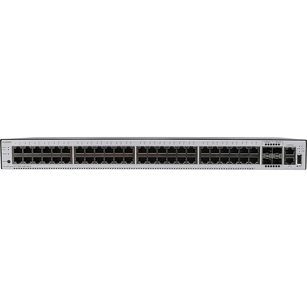 Коммутатор Huawei S1730S-S48T4S-A 98010902 1000 Base-TX (1000 мбит/с), 4 SFP порта