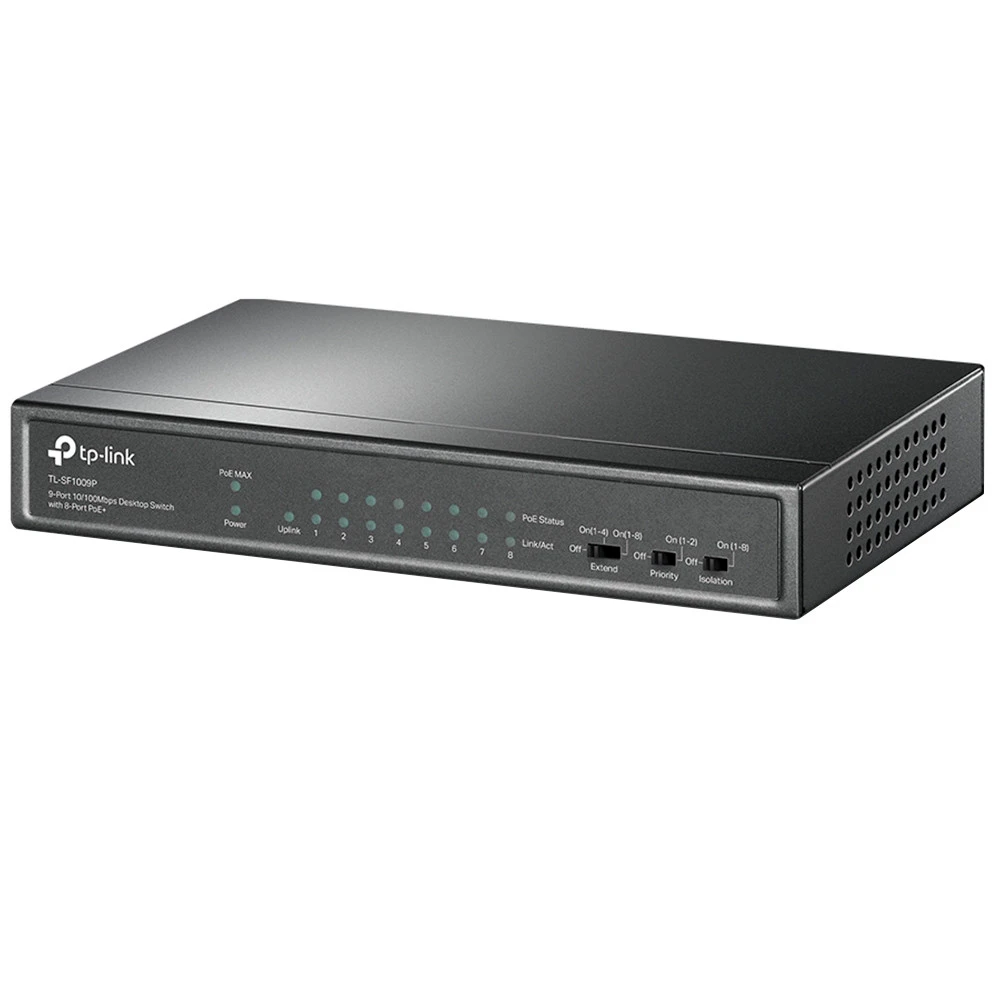 Коммутатор TP-Link TL-SF1009P 100 Base-TX (100 мбит/с)