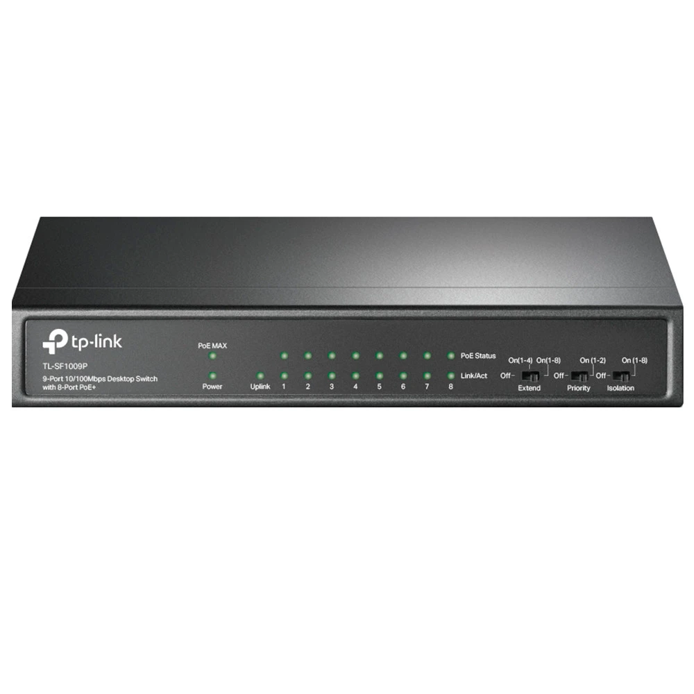 Коммутатор TP-Link TL-SF1009P 100 Base-TX (100 мбит/с)