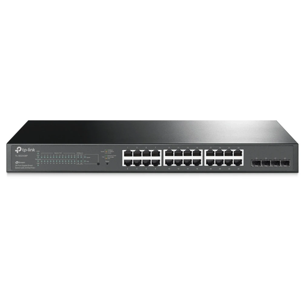 Коммутатор TP-Link TL-SG2428P 1000 Base-TX (1000 мбит/с), 4 SFP порта