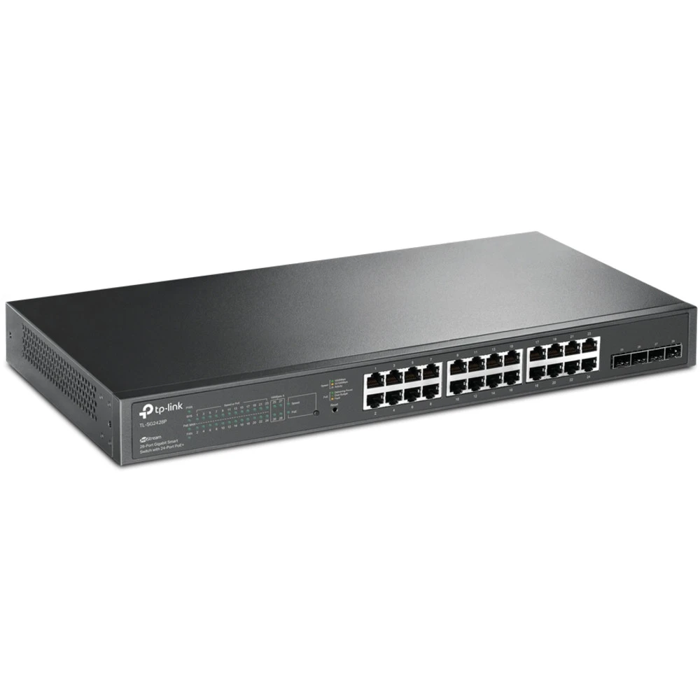 Коммутатор TP-Link TL-SG2428P 1000 Base-TX (1000 мбит/с), 4 SFP порта