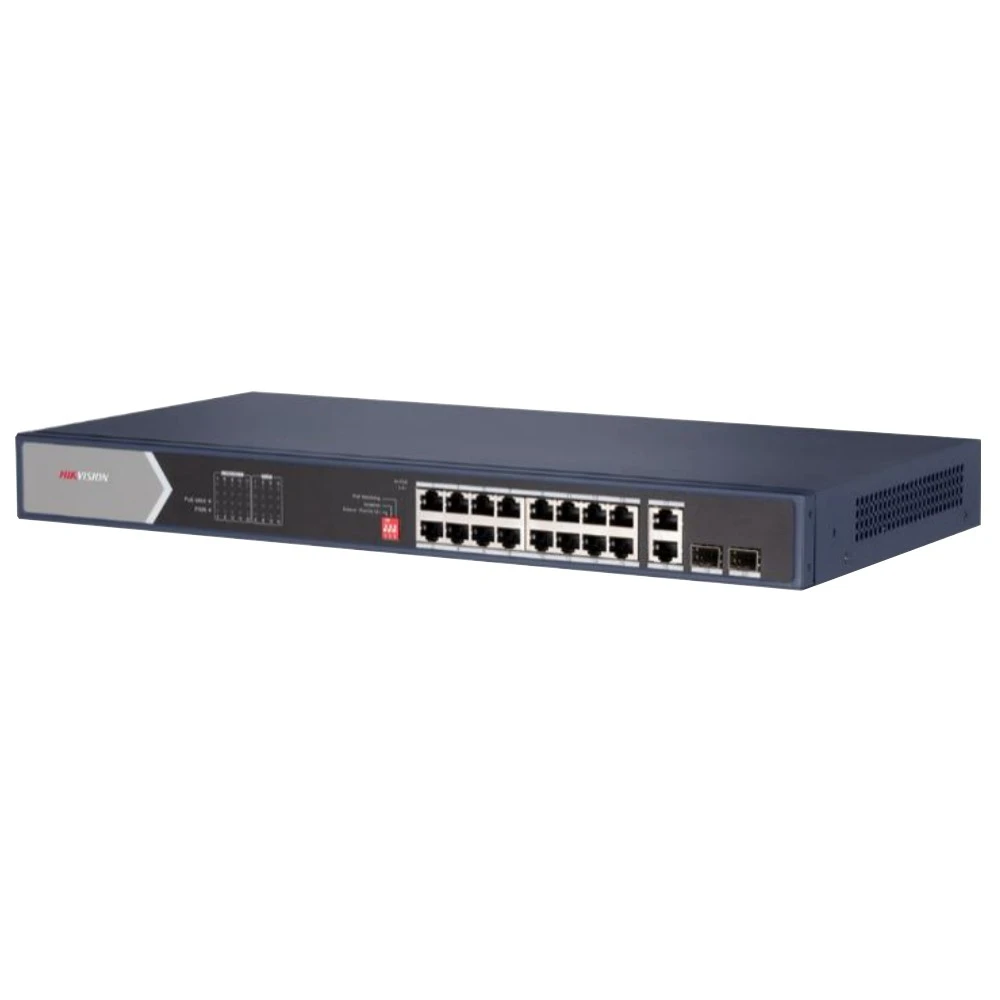 Коммутатор Hikvision DS-3E0520HP-E 1000 Base-TX (1000 мбит/с), 2 SFP порта