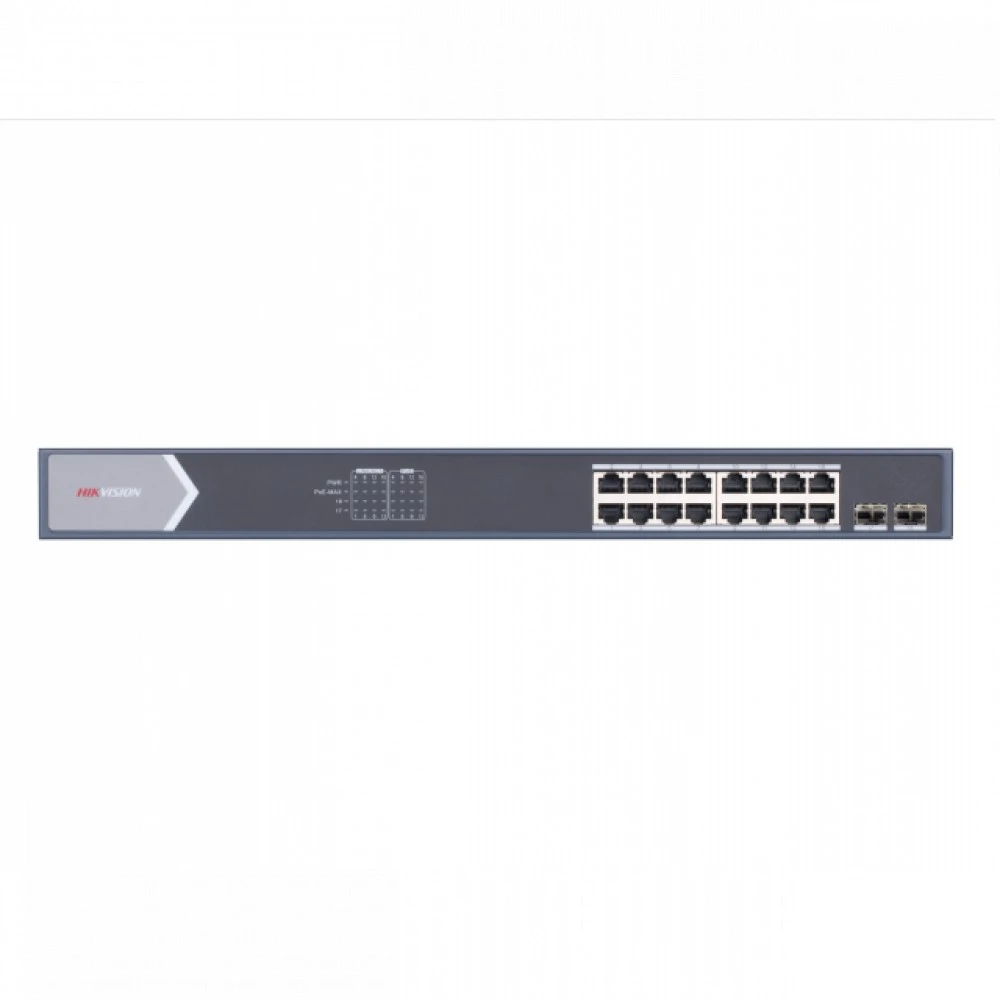 Коммутатор Hikvision DS-3E0520HP-E 1000 Base-TX (1000 мбит/с), 2 SFP порта