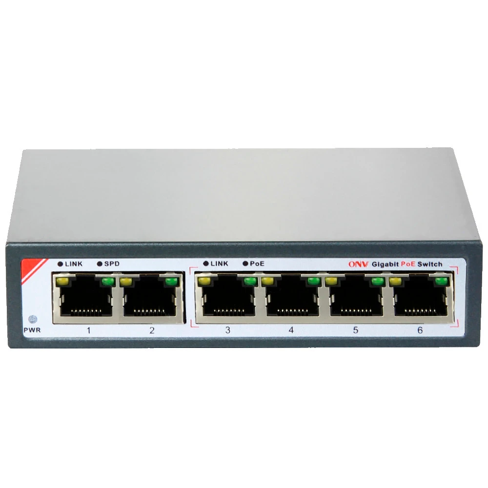 Коммутатор ONV POE33064P 1000 Base-TX (1000 мбит/с)