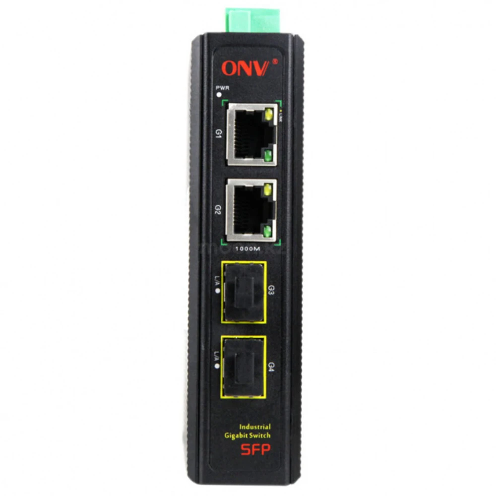 Коммутатор ONV IPS33042F ONV-IPS33042F 1000 Base-TX (1000 мбит/с), 2 SFP порта