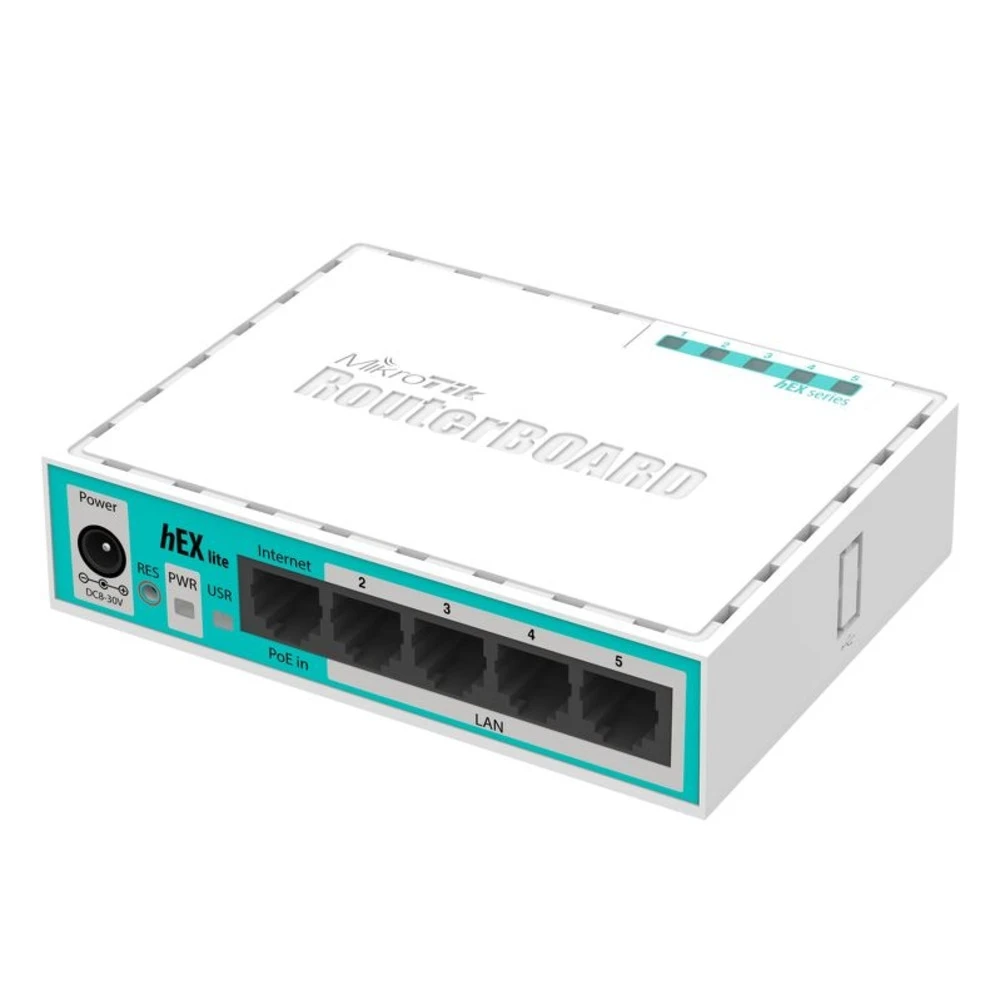Маршрутизатор Mikrotik RB750r2 hEX 10/100 Base-TX (100 мбит/с)