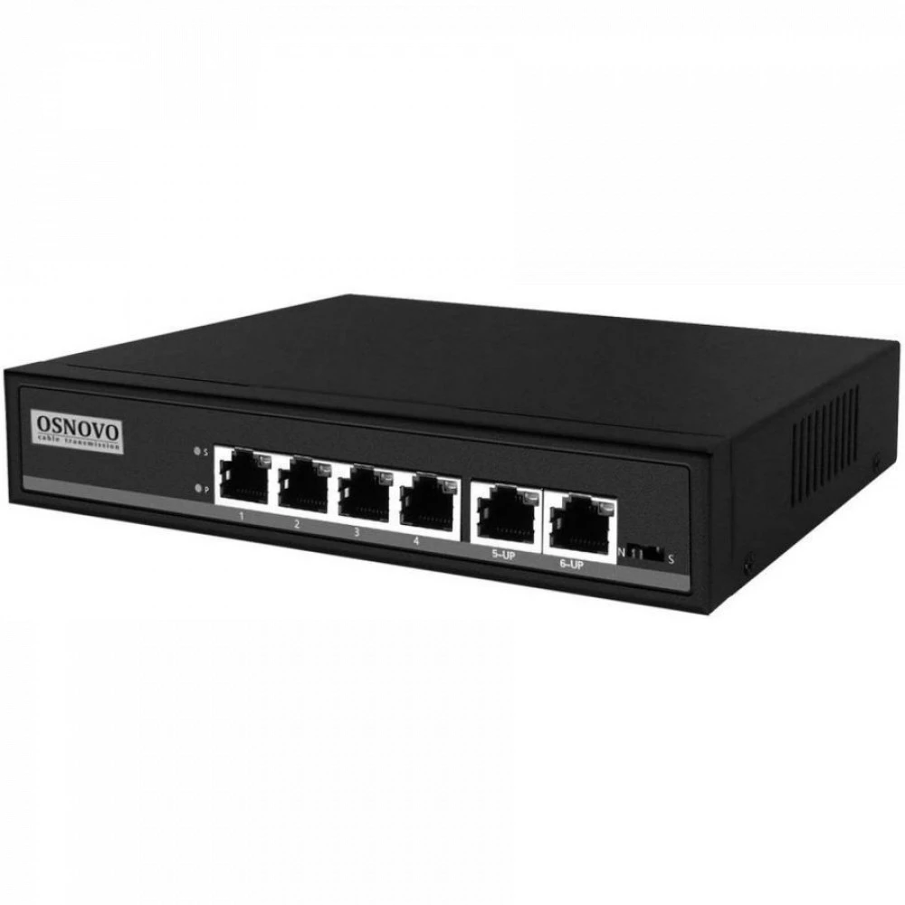 Коммутатор OSNOVO SW-20600/A(80W) 100 Base-TX (100 мбит/с)