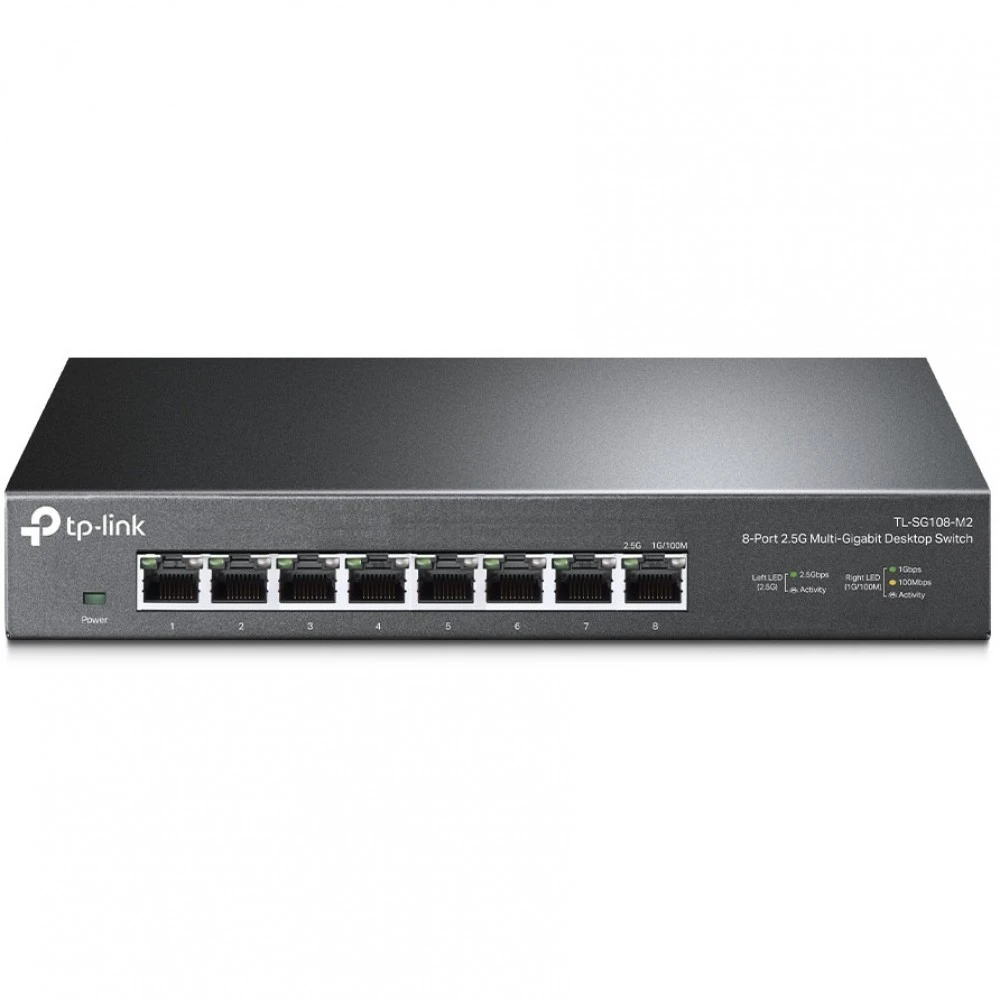 Коммутатор TP-Link TL-SG108-M2 2.5 GBase-T (2500 мбит/с)