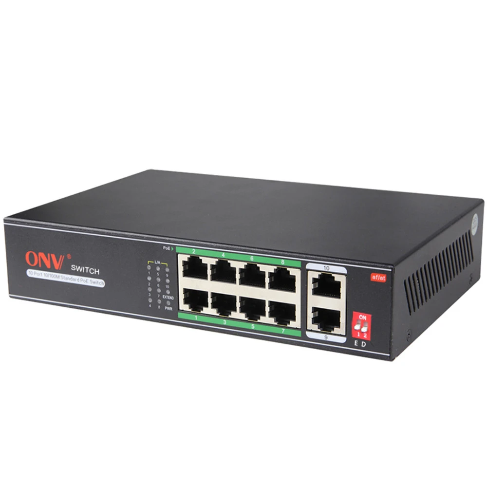 Коммутатор ONV H1108PLD 100 Base-TX (100 мбит/с)