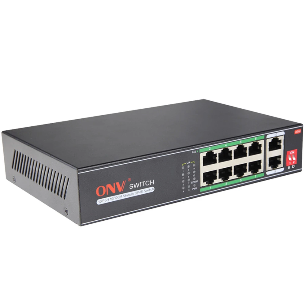 Коммутатор ONV H1108PLD 100 Base-TX (100 мбит/с)