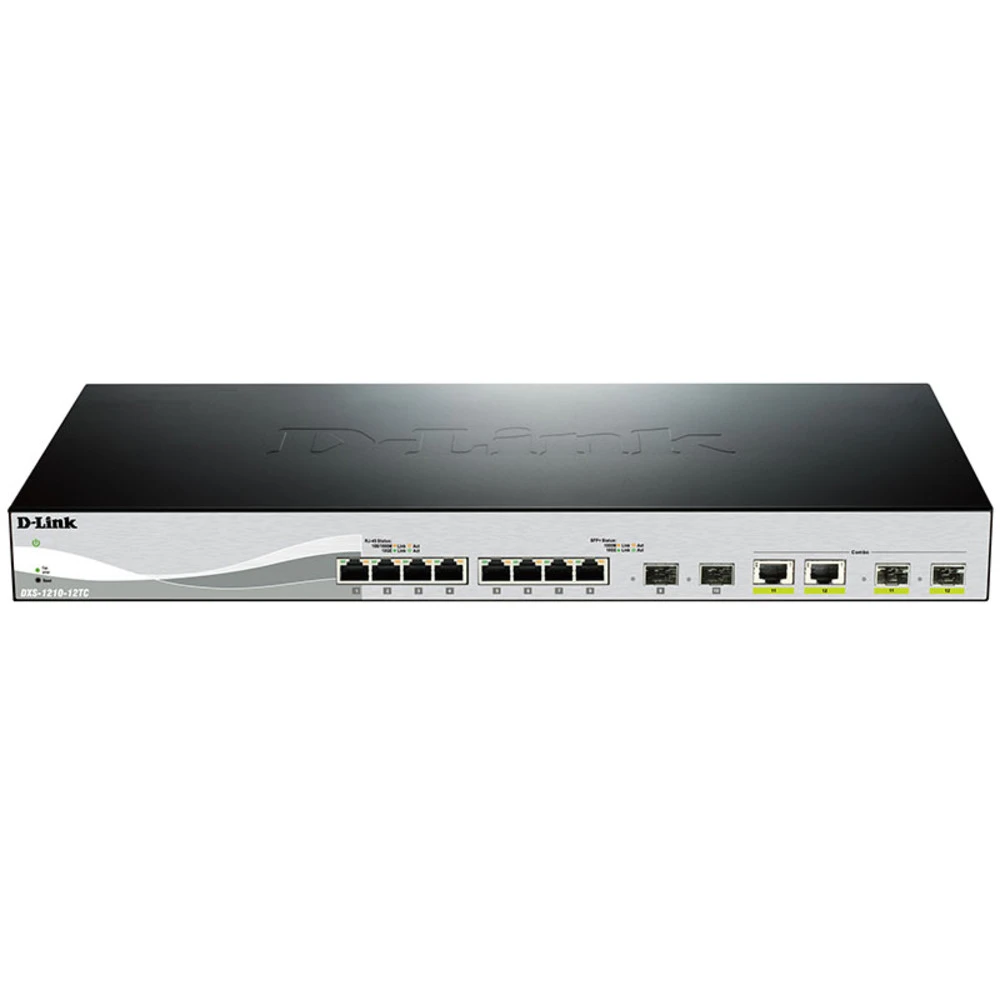Коммутатор D-link DXS-1210-12TC 10 GBase-T (10000 мбит/с), 2 SFP порта