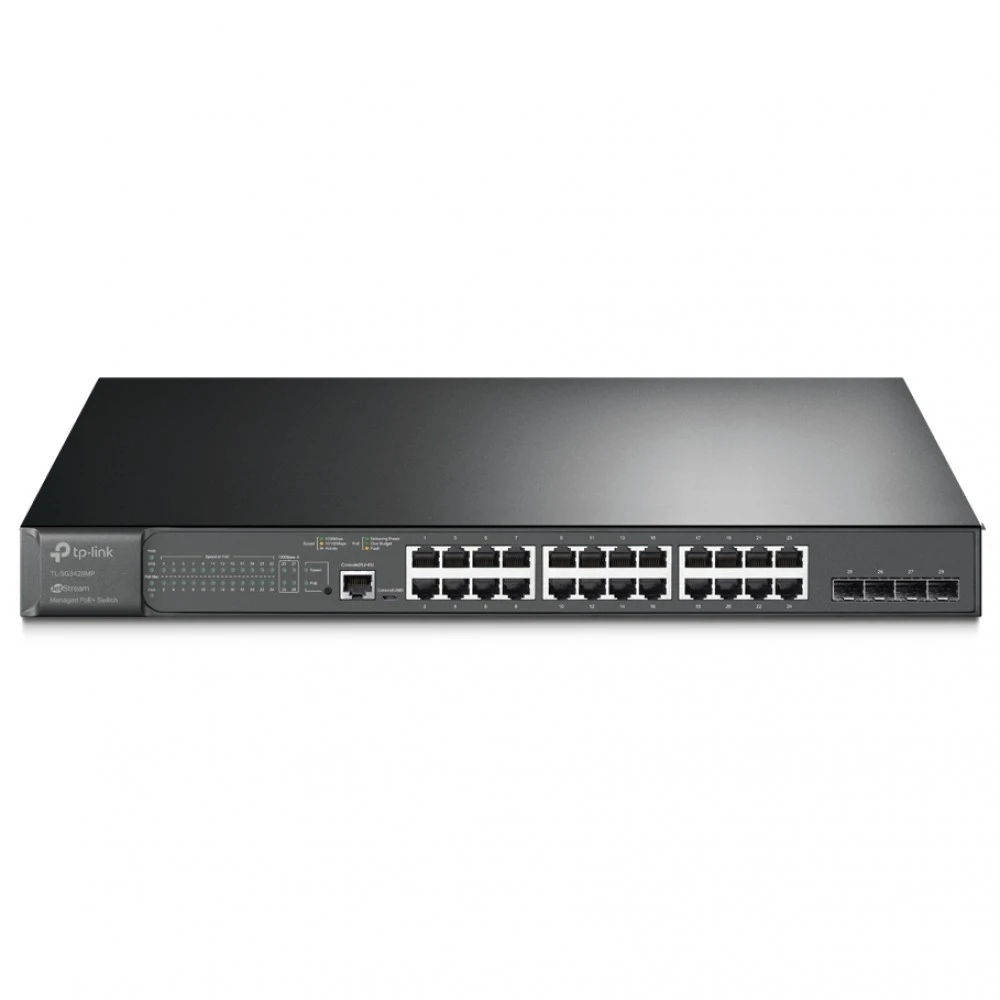 Коммутатор TP-Link TL-SG3428MP 1000 Base-TX (1000 мбит/с), 4 SFP порта