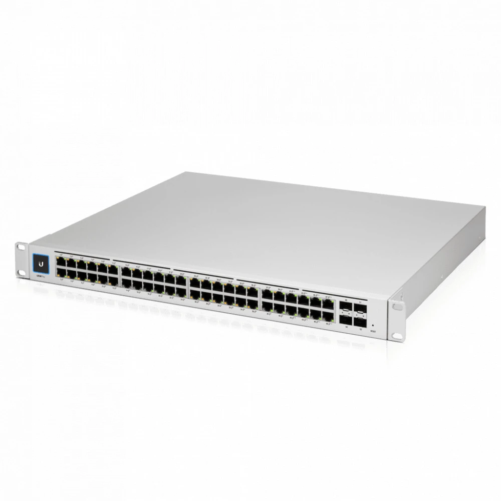 Коммутатор Ubiquiti UniFi Switch Pro USW-PRO-48-POE 1000 Base-TX (1000 мбит/с), 4 SFP порта