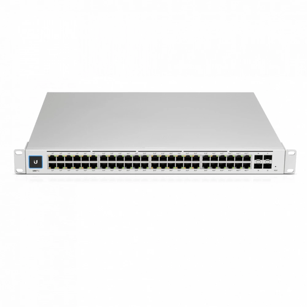 Коммутатор Ubiquiti UniFi Switch Pro USW-PRO-48-POE 1000 Base-TX (1000 мбит/с), 4 SFP порта