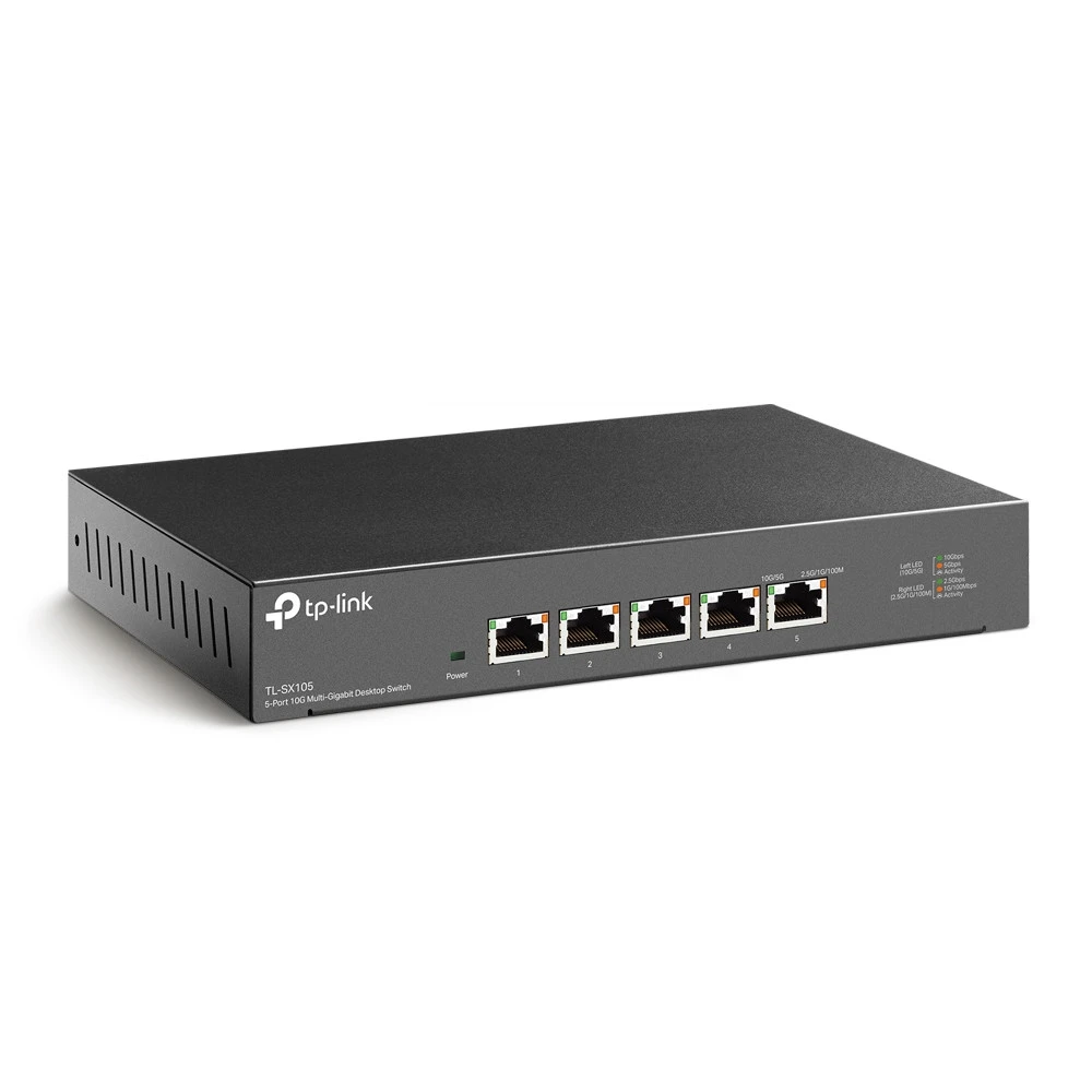 Коммутатор TP-Link (SOHO) TL-SX105 10 GBase-T (10000 мбит/с)