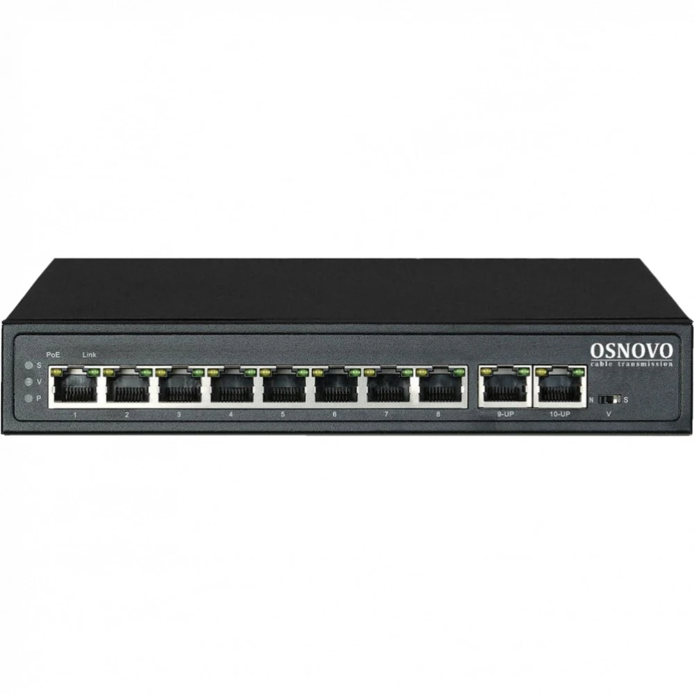 Коммутатор OSNOVO PoE коммутатор SW-21000(120W) 100 Base-TX (100 мбит/с)