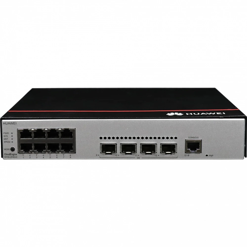 Коммутатор Huawei S5735-L8P4S-A1 98011295 1000 Base-T (1000 мбит/с), 4 SFP порта
