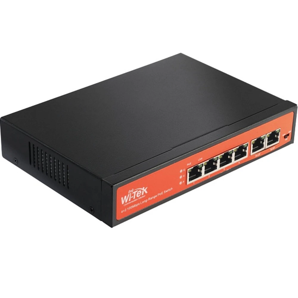 Коммутатор Wi-Tek WI-PS205 v2 100 Base-TX (100 мбит/с)