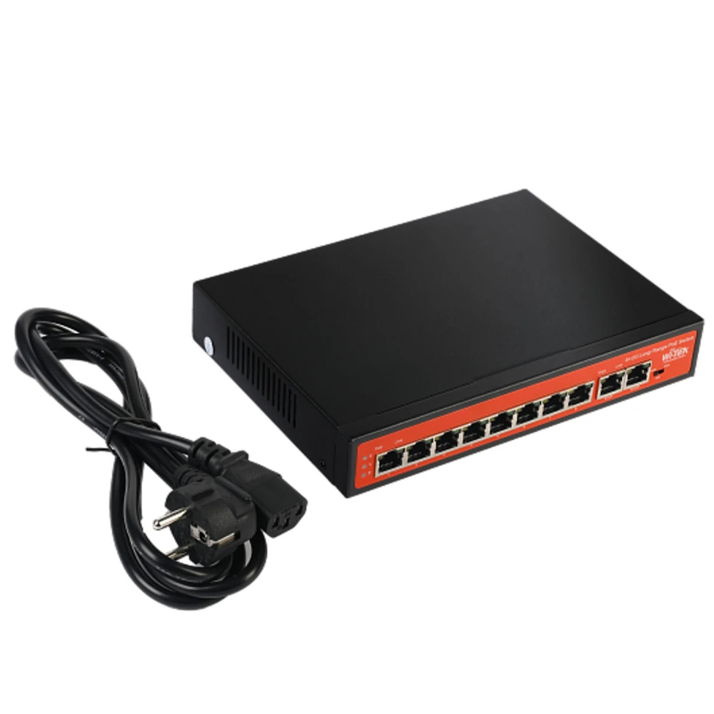 Коммутатор Wi-Tek WI-PS210G v2 100 Base-TX (100 мбит/с)