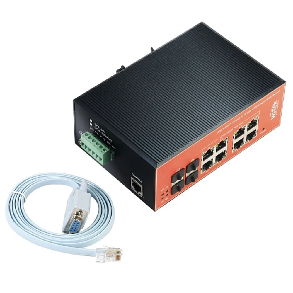 Коммутатор Wi-Tek WI-PMS312GF 1000 Base-TX (1000 мбит/с), 4 SFP порта