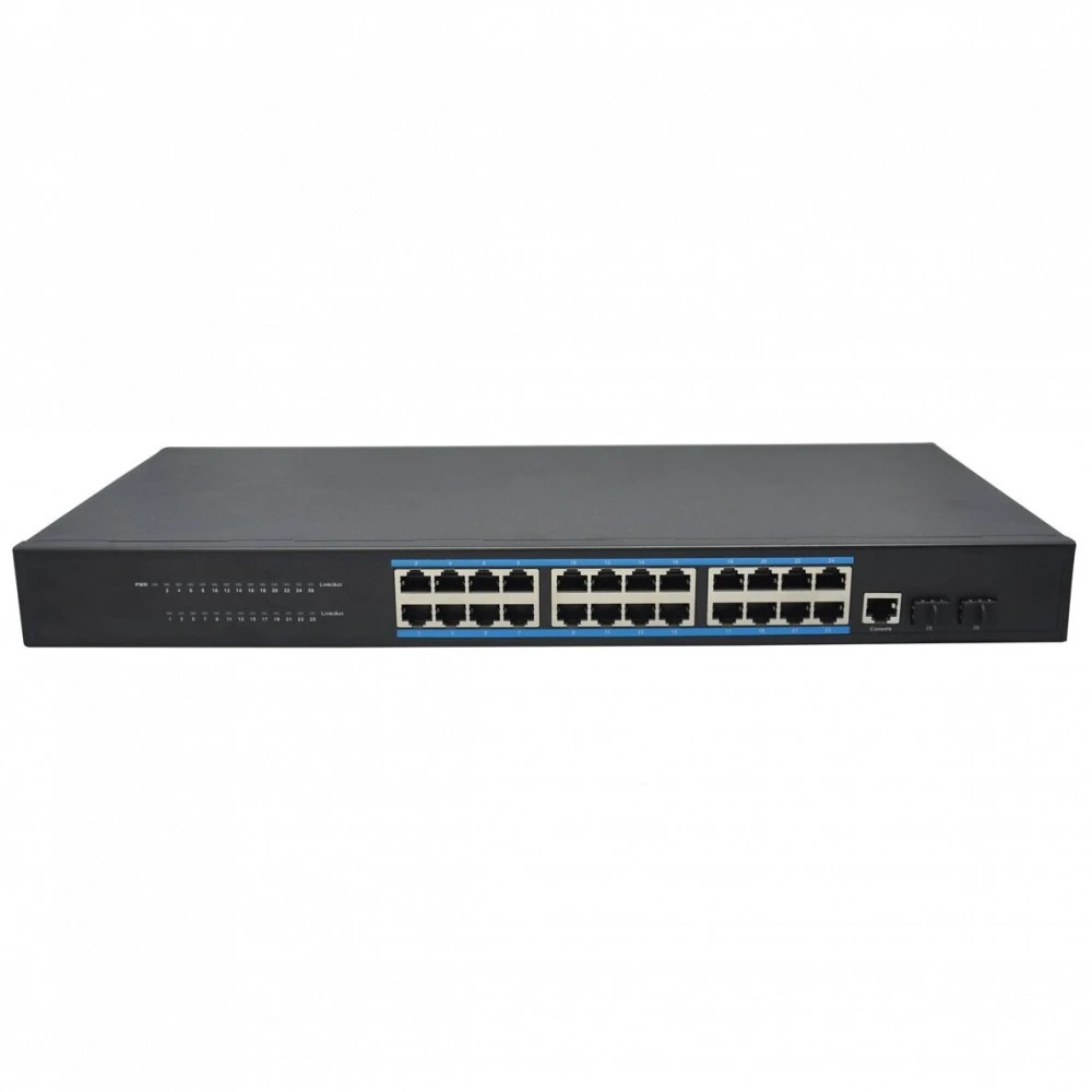 Коммутатор OSNOVO Управляемый (L2+) гигабитный коммутатор SW-72402/L2 1000 Base-TX (1000 мбит/с), 2 SFP порта
