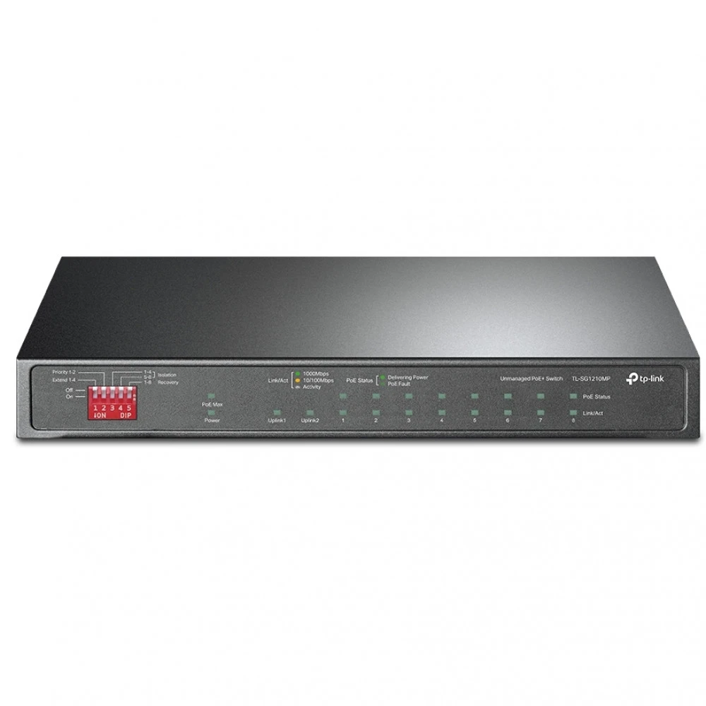 Коммутатор TP-Link TL-SG1210MP 1000 Base-TX (1000 мбит/с)