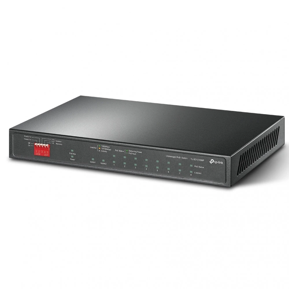 Коммутатор TP-Link TL-SG1210MP 1000 Base-TX (1000 мбит/с)