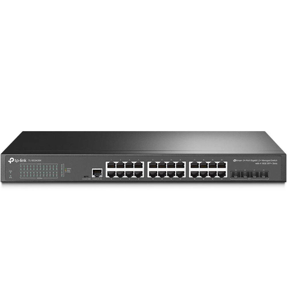 Коммутатор TP-Link TL-SG3428X 1000 Base-TX (1000 мбит/с), 4 SFP порта