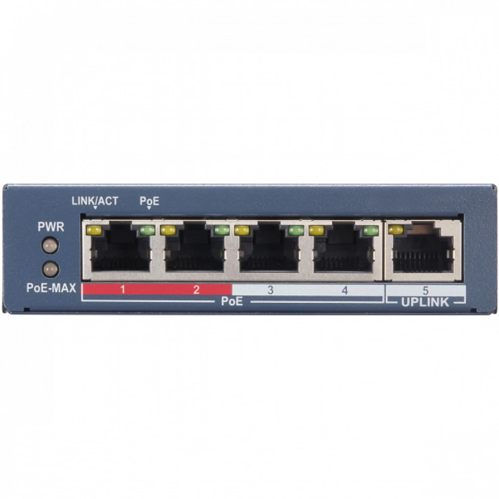 Коммутатор Hikvision SWT-1105P 100 Base-TX (100 мбит/с)