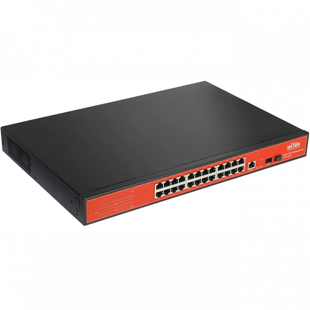 Коммутатор Wi-Tek WI-PMS326GF 1000 Base-TX (1000 мбит/с), 2 SFP порта