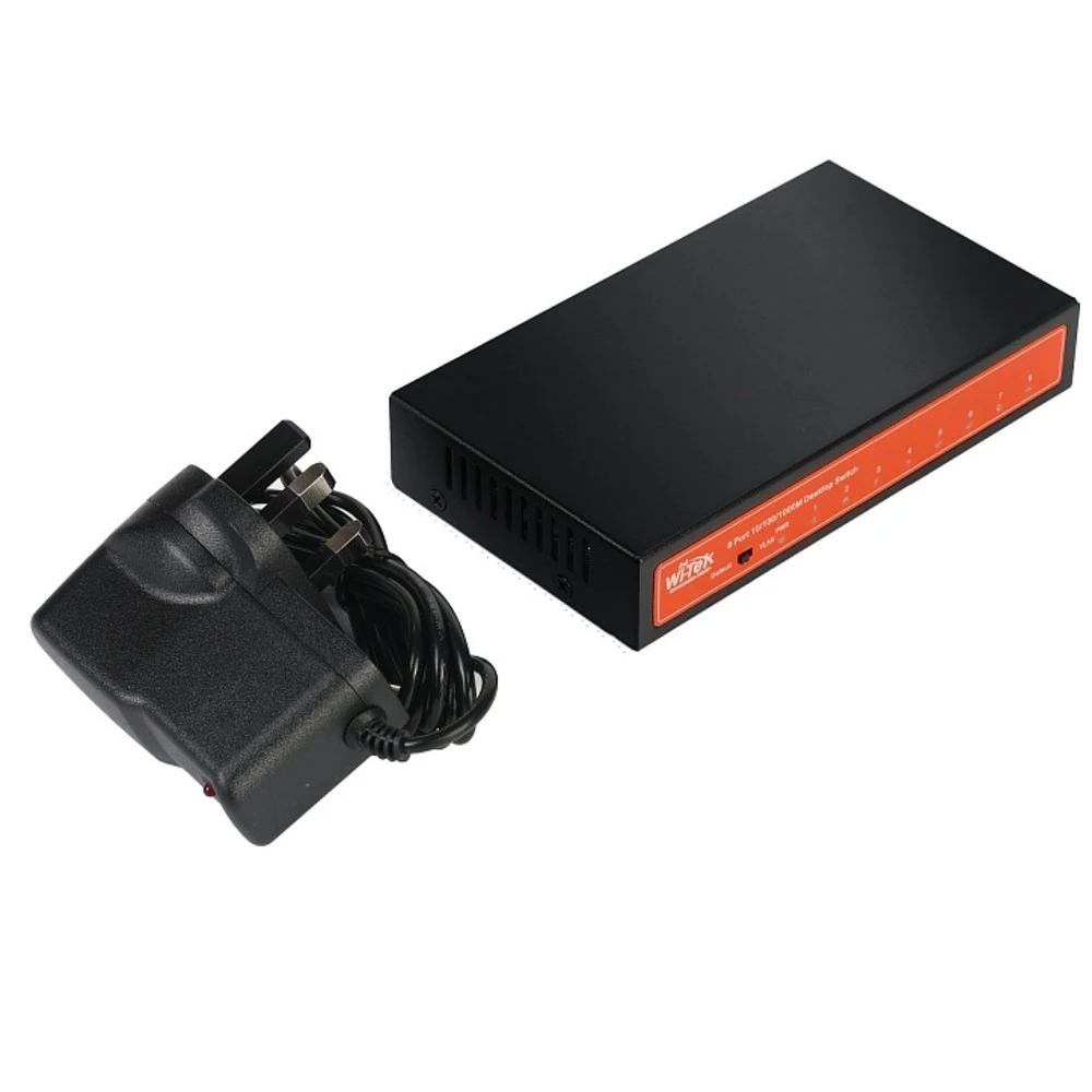 Коммутатор Wi-Tek WI-SG108 1000 Base-TX (1000 мбит/с)