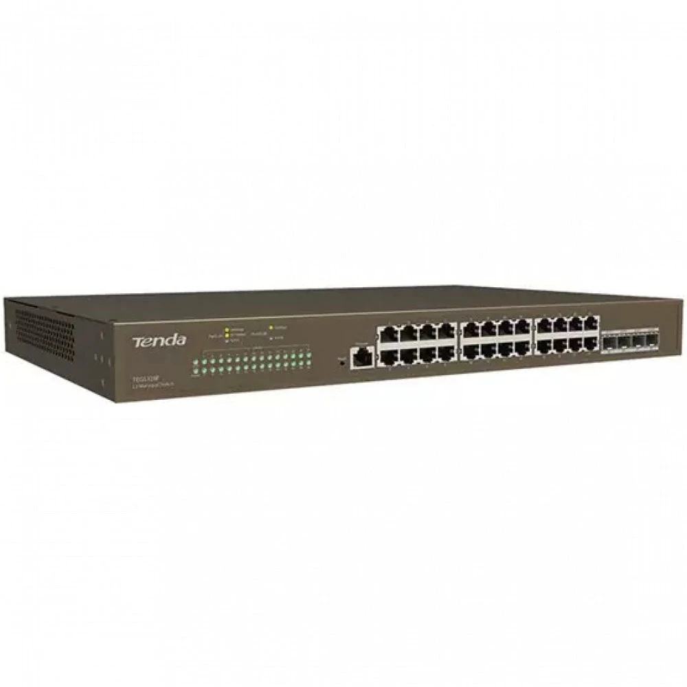 Коммутатор TENDA TEG5328F 1000 Base-TX (1000 мбит/с), 4 SFP порта