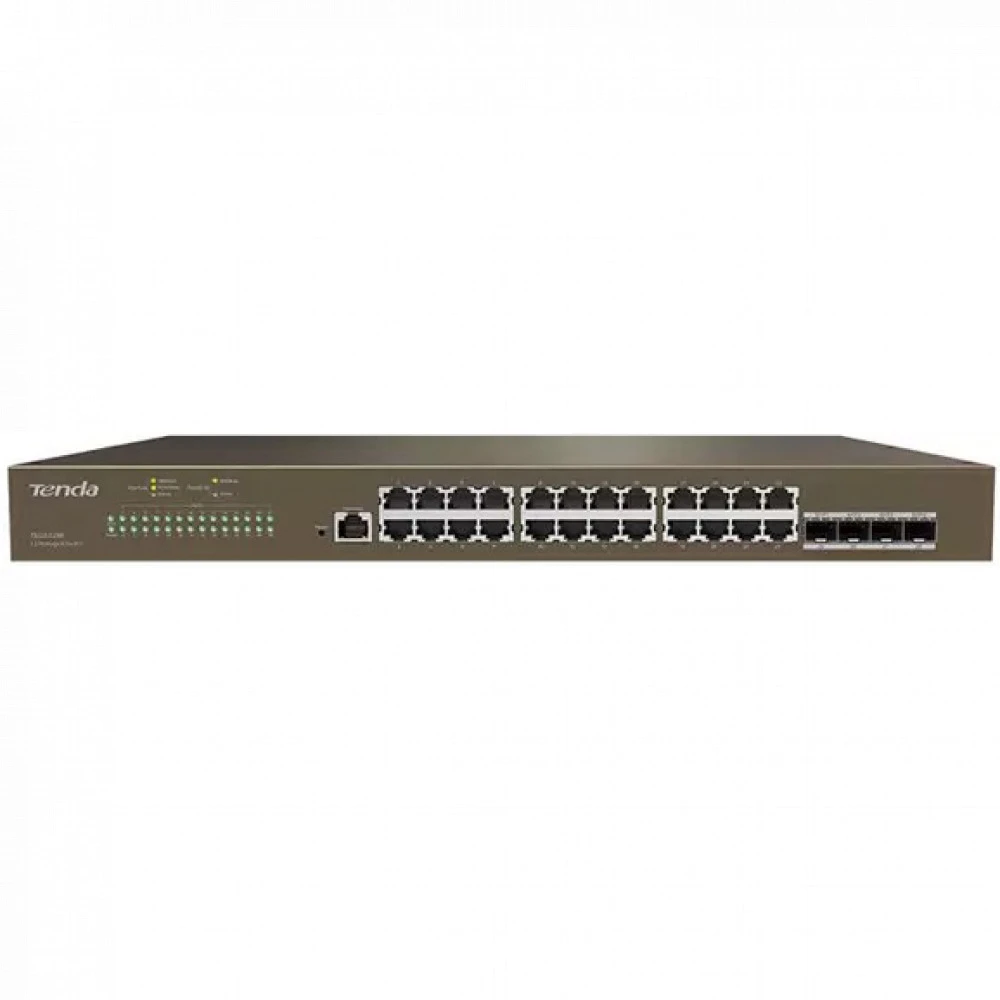 Коммутатор TENDA TEG5328F 1000 Base-TX (1000 мбит/с), 4 SFP порта