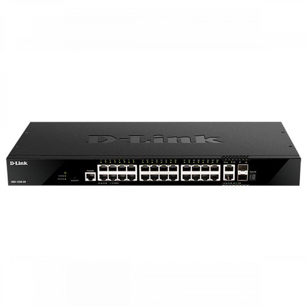 Коммутатор D-link DGS-1520-28/A1A 1000 Base-T (1000 мбит/с), 2 SFP порта
