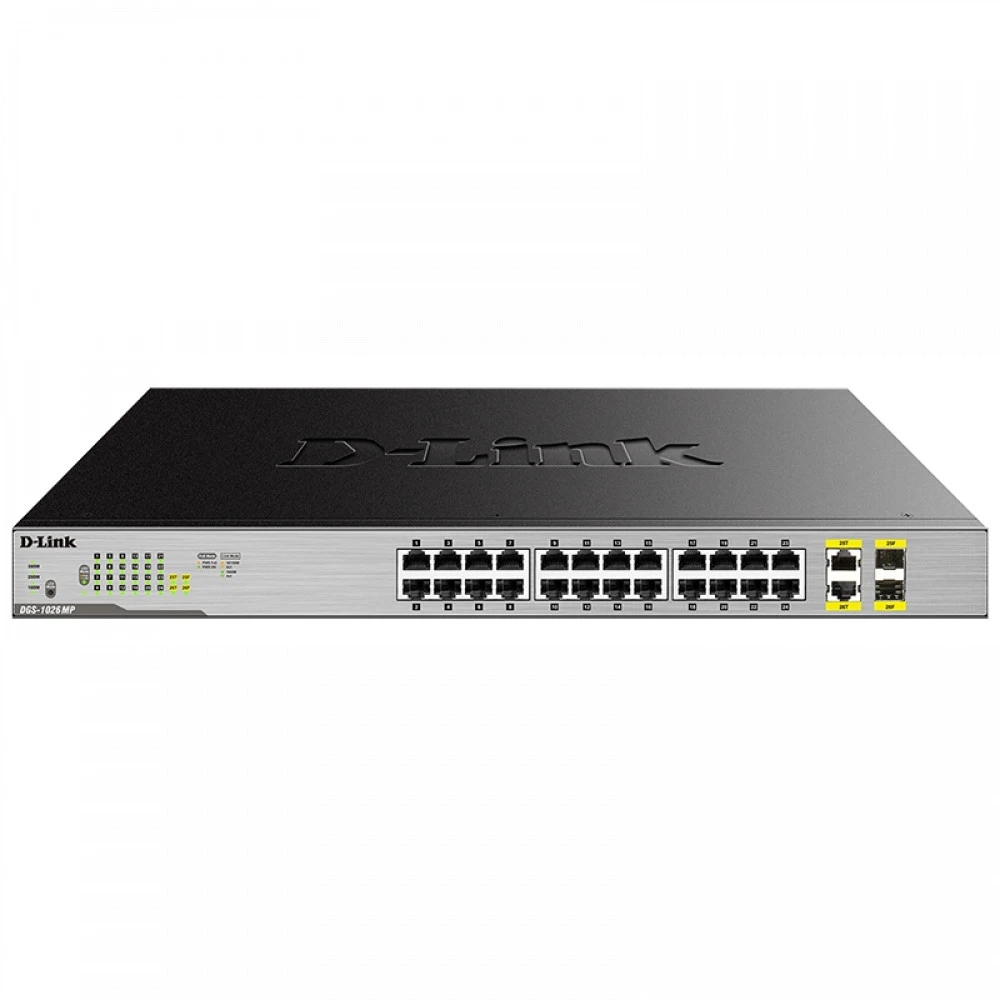 Коммутатор D-link DGS-1026MP/B1A 1000 Base-TX (1000 мбит/с)