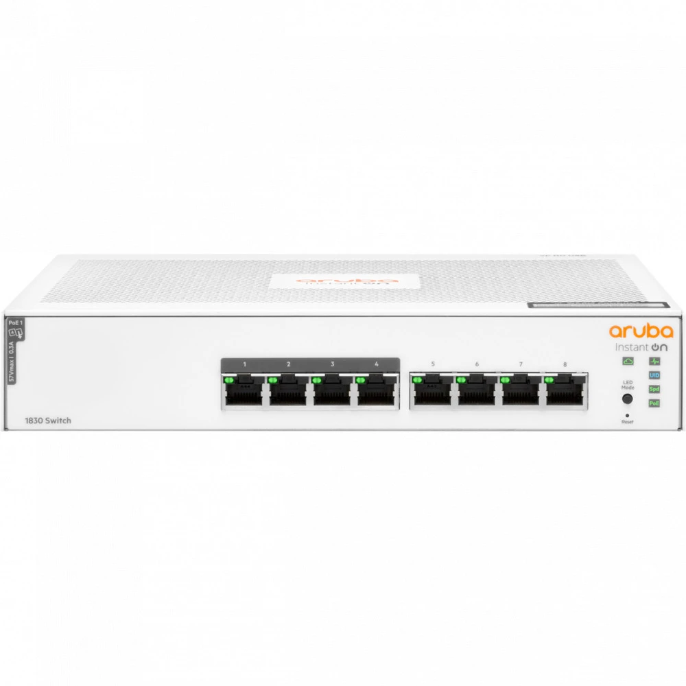 Коммутатор HPE Enterprise/Aruba Instant On 1830 8G JL811A 1000 Base-TX (1000 мбит/с)
