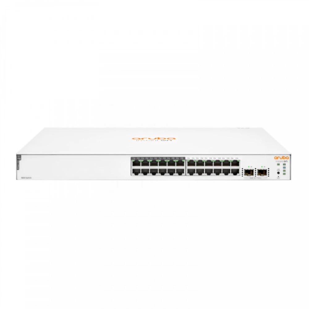 Коммутатор HPE Instant On 1830 24G JL813A 1000 Base-TX (1000 мбит/с), 2 SFP порта