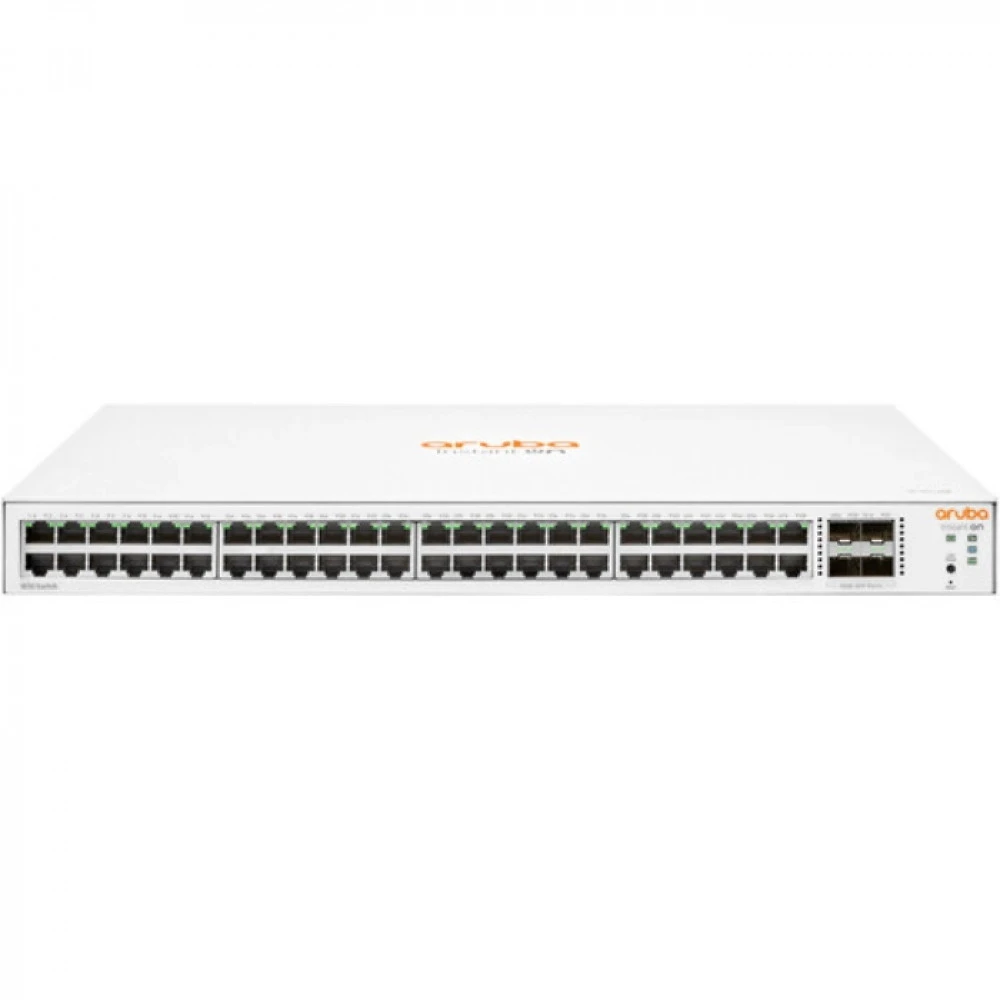 Коммутатор HPE Aruba Instant On 1830 48G 4SFP Switch JL814A 1000 Base-TX (1000 мбит/с), 4 SFP порта