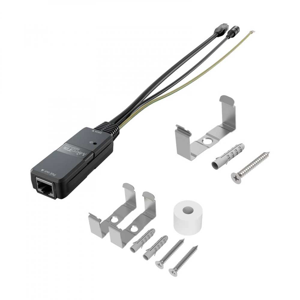 PoE инжектор Mikrotik GESP+POE-IN 1 порт, 60 Вт