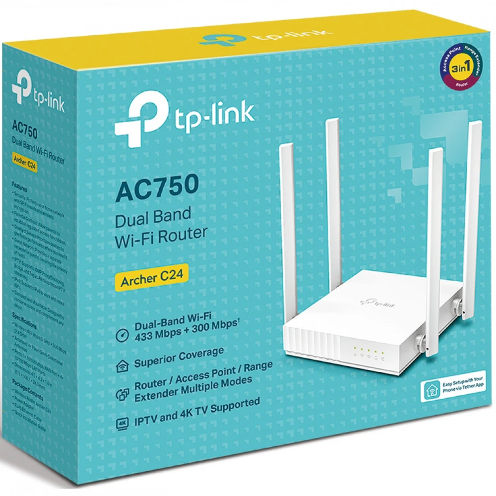 Маршрутизатор для дома TP-Link (SOHO) Archer C24