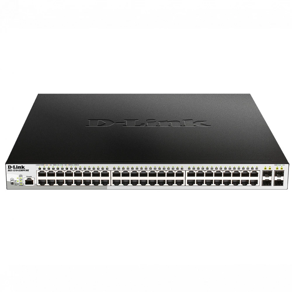 Коммутатор D-link DGS-1210-52MPP/ME/B3A 4 SFP порта