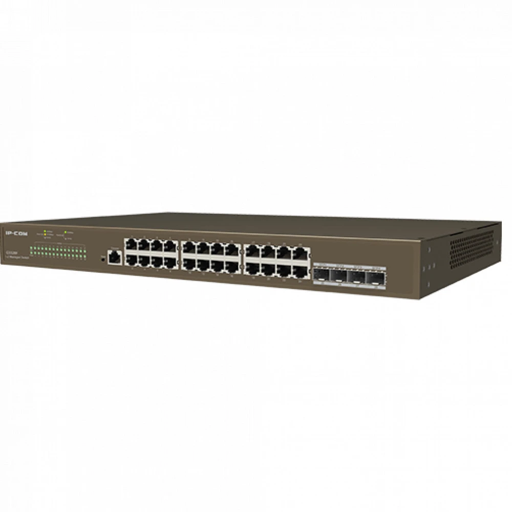 Коммутатор IP-COM G3328F 1000 Base-TX (1000 мбит/с), 4 SFP порта