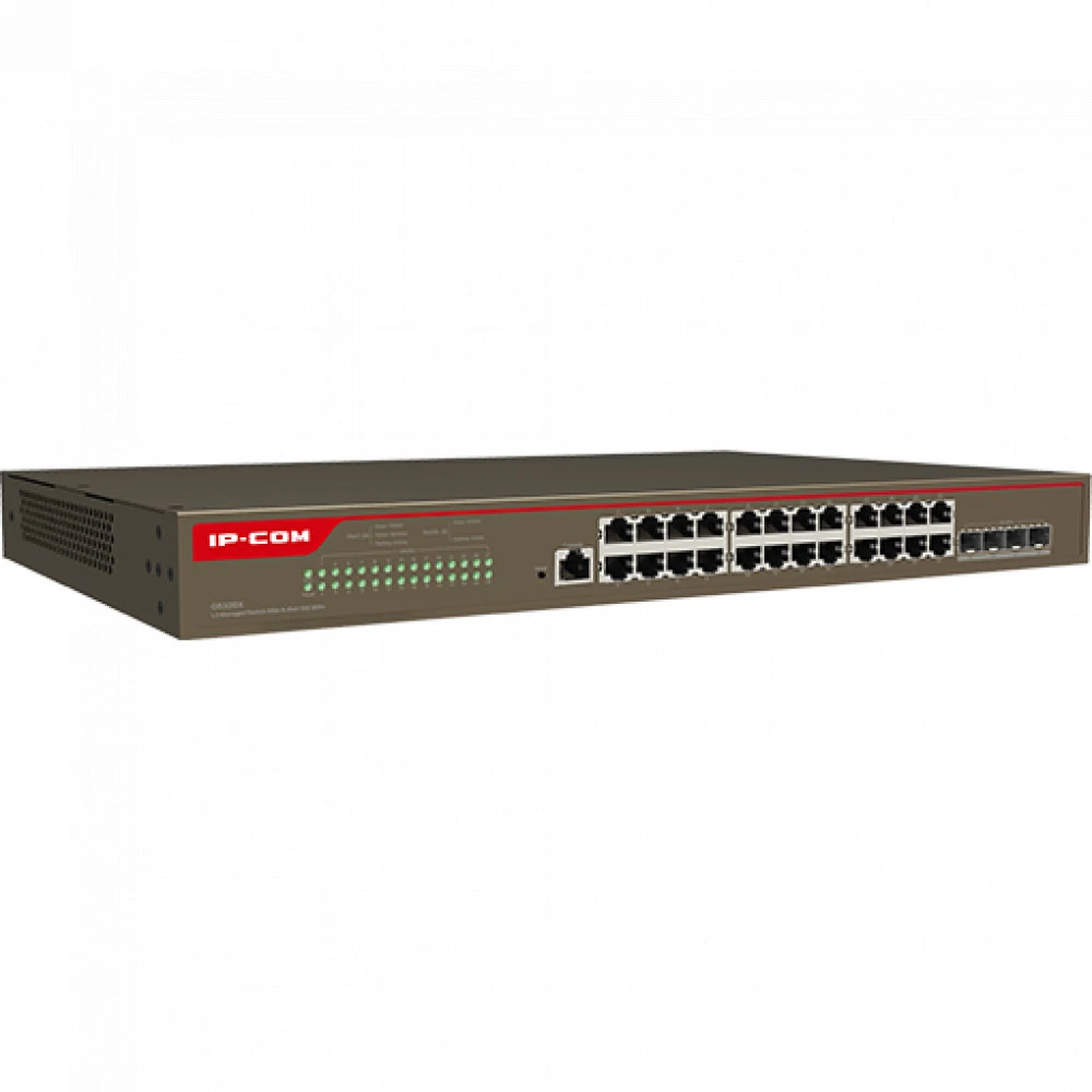 Коммутатор IP-COM G5328X 1000 Base-TX (1000 мбит/с), 4 SFP порта