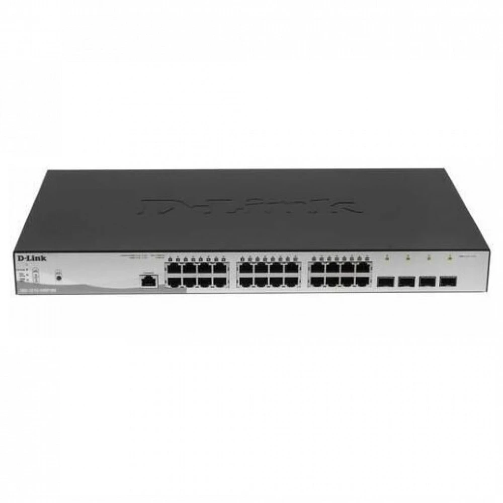 Коммутатор D-link DGS-1210-28P/ME/B2A 1000 Base-TX (1000 мбит/с), 4 SFP порта