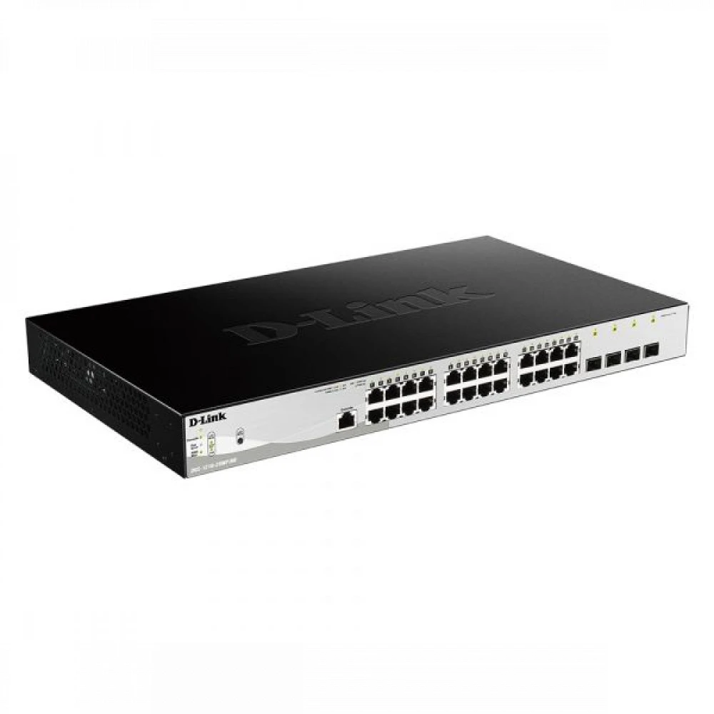 Коммутатор D-link DGS-1210-28P/ME/B2A 1000 Base-TX (1000 мбит/с), 4 SFP порта